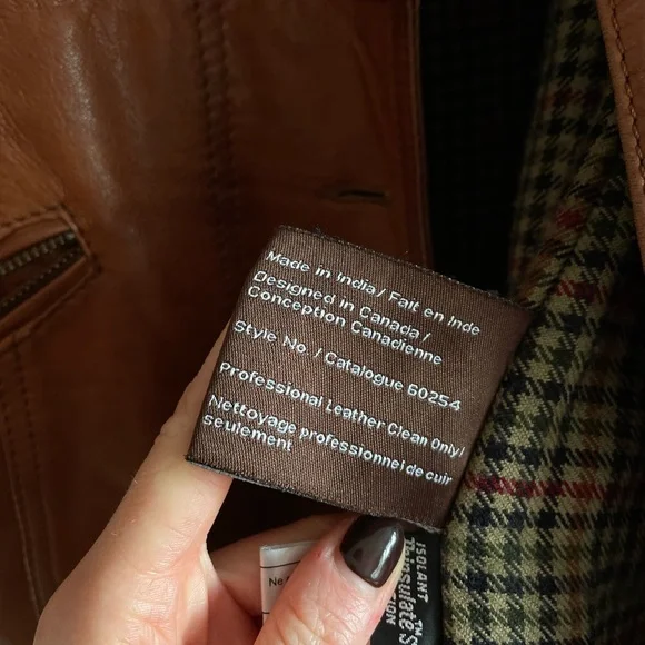 Vintage Danier Leather Jacket - Picture 7 of 7